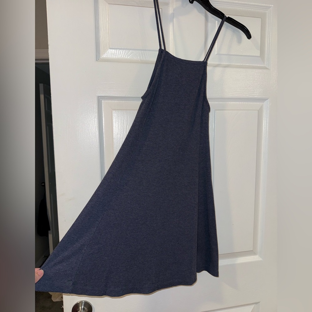 Poof! Navy Blue Spaghetti Strap Mini Flow Dress - Size M 💙